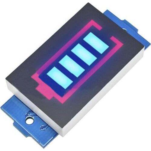 1S/2S/3S/4S 18650 Li-po Li-ion Lithium Battery Packs Battery Capacity Indicator Meter Power Level Tester Module Green Display