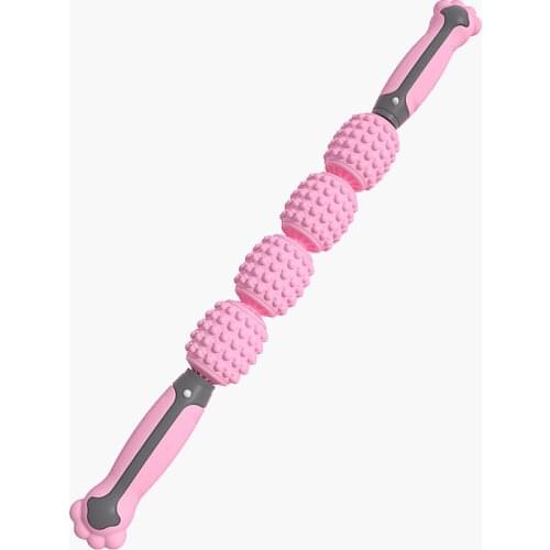 Fitness Foam Massage Roller Trigger Point Cute Cats Claw Massager Yoga Loop Leg 3-Wheel Muscle Relax Bodybuilding 3D Massager