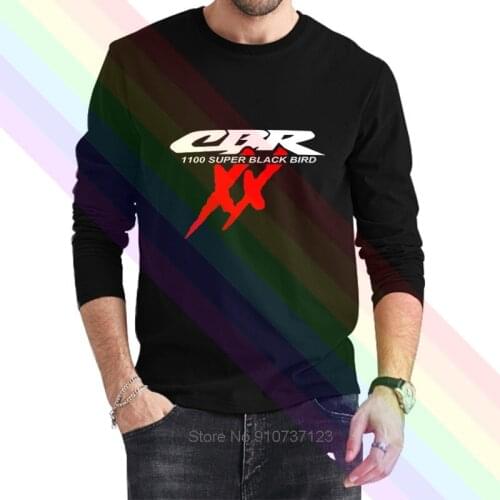 Top Honda CBR 1100 Super Blackbird Xx Logo T-Shirt 2021 Newest Summer Mens Long Sleeve Popular Tees Shirt Tops Novel Unisex