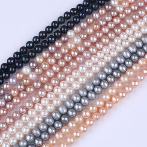 Natural Pearl 8-9mm Cultured Freshwater pearl Strand