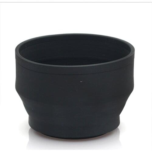 Pixco 49mm 3-Stage Collapsible 3in1 Rubber Lens Hood Suit for Canon Nikon Pentax Camera