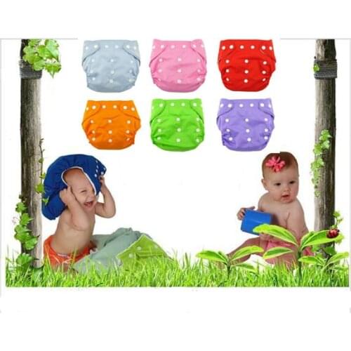 Newborn Baby Diapers Shorts Washable Reuseable Adjustable Diaper Nappies Inserts Toddler Kid Diaper Waterproof Changing Mat