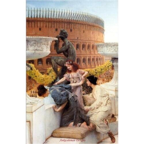 Needlework for embroidery DIY DMC High Quality - Counted Cross Stitch Kits 14 ct Oil painting - The Coliseum