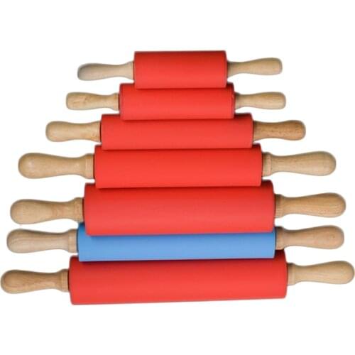 Non-stick Fondant Mini Silicone Rolling Pin Set