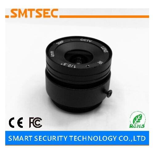 SMTSEC SL-4014MP 4.0mm 1/2.5" CS Mount 78 Degrees HD 3MP Megapixels CCTV Lens For IP Security Camera