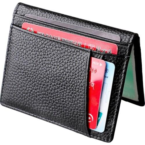 Women Men RFID Genuine Leather Business Passport Covers Holder Multi-Function ID Bank Card Wallet Case Travel Accessories