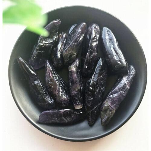 100g Natural Big Dog-teeth Shaped Amethyst Gravel Crystal Degaussing Stone Decoration Natural Stones and Minerals