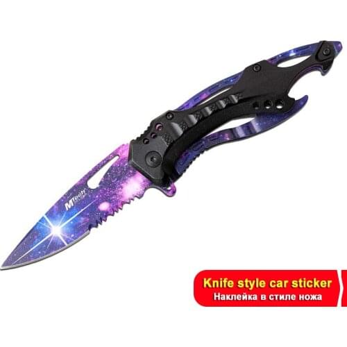 17cm*11cm Car Decal for CS GO Karambit Knife Auto Car Stickers Laptop Suitable for Any Flat and Smooth Clean Surface Decor