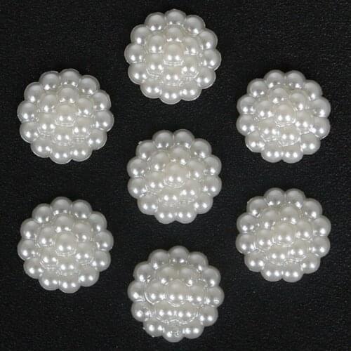 80pcs/lot Flatback Pearl Christmas Craft Cardmaking Embellishment Christmas Wedding Decoration