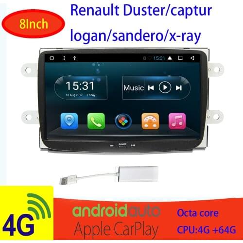 2-din car dvd radio android gps navigation 1din lada xray renault duster logan 1 sandero 2 stepway captur 2019 multimedia