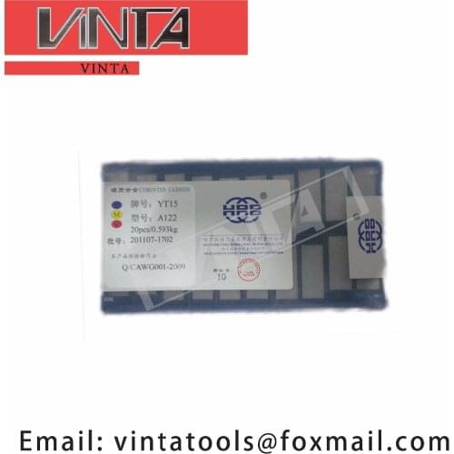 Free shipping high quality 20pcs/lots A122 YG6 /YG8 /YW1 /YW2 /YT5 /YT14 /YT15 cnc carbide welding inserts