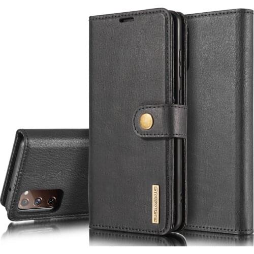 Business Leather Wallet Cover Case for Samsung Galaxy S20 FE A21S M31S A51 A71 A81 A91 M21 Note 20 Anti-knock Card Slot Bag