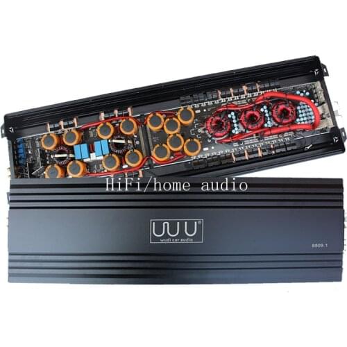 Large Class D Fever ACCU High Power Digital Bass Car Amplifier， Dual Voice Coil Passive Subwoofer Amplifier,Output power 3500W