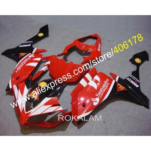 For Yamaha 2007 2008 YZF-R1 YZFR1 YZF R1 YZF1000 07 08 Red Bodywork Fairings Kit (Injection Molding)