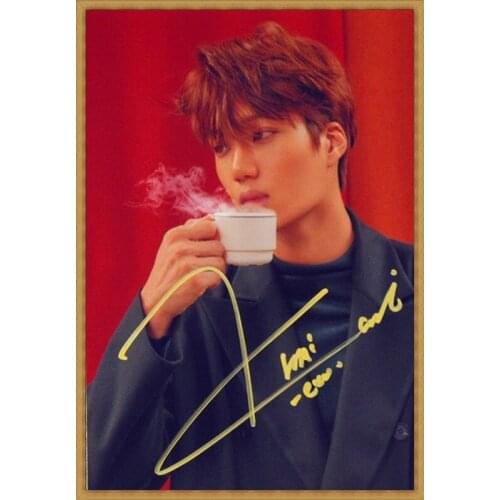 Hand signed EXO KAI autographed photo 6 inches free shipping K-POP 022018A