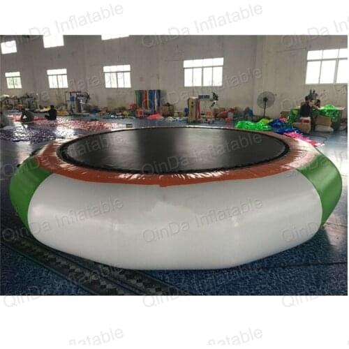 Guangzhou inflatable water trampoline/ inflatable floating water park / Exciting jumping trampoline