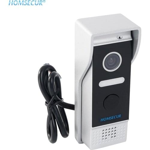 HOMSECUR Waterproof Door Phone Outdoor Camera BC031IP-B 1.0MP with 110 View Angle for WIFI IP Video Door Intercom System