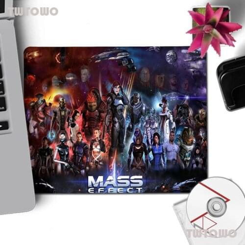 Good Use Mass Effect Small Mouse Pad PC Computer Mat Smooth Writing Pad Desktops Mate Gaming Mouse Pad