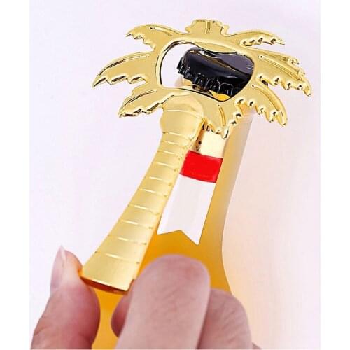 Creative Tree Beer Bottle Opener Cute Alloy Stainless Steel Opener Household Gold Silver Wedding Small Gifts Kitchen Tools