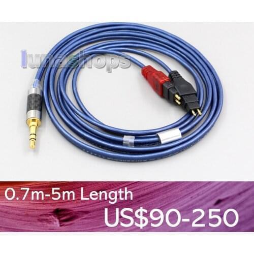 LN004891 headphone PURE Silver Cable + PEP Insulated For Sennheiser HD580 HD600 HD650 HDxxx HD660S HD58x HD6xx Headphone