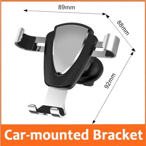 Metal Universal Mount Adapter Support Air Outlet Gravity Handset Bracket Special Gift Car Use Mobile Phone Bracket