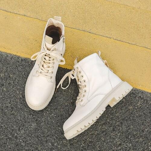 Kawaii girl sweet lolita shoes vintage round head thick bottom women shoes cute England college style kawaii snow boots loli