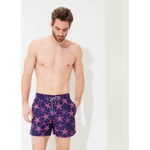 Vilebre MEN SWIMWEAR HERRINGBONES TURTLES Newest Summer Casual Shorts Men Fashion Style Mens Shorts bermuda beach Shorts quin567