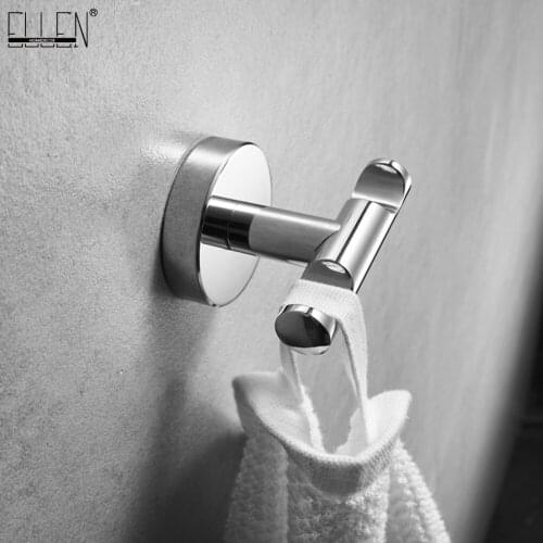 Vidric Bathroom Towel Wall Hooks Kitchen Stainless Steel Roll Bag Hanger Holder Clothes Hook Bathroom Robe Hook E7701