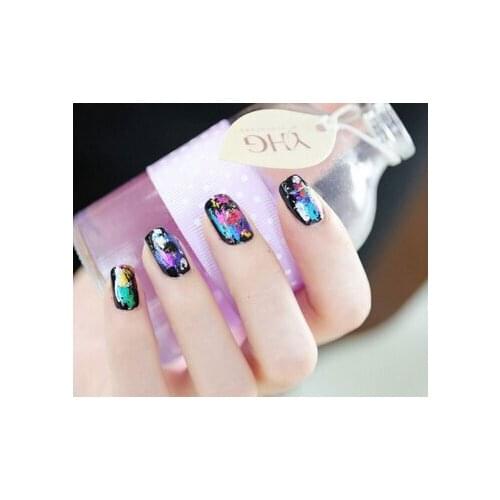100sets 12pcs/set Designs Nail Art Transfer Foils Sticker Adhesive Nail Polish Nail Tips Decorations Accessories DHL