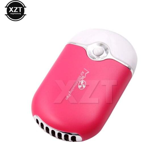 Mini Handheld Rechargeable Humidifying Cooling Fan USB Pocket Air Conditioning Fan For Eyelash Extension & Nail Polis Quick Dry