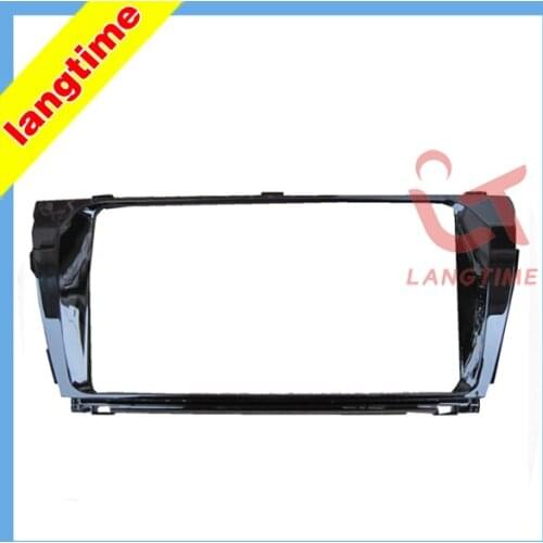 Car refitting DVD frame,DVD panel,Dash Kit,Fascia,Radio Frame,Audio frame for 2013-14 Toyota Corolla, 2DIN