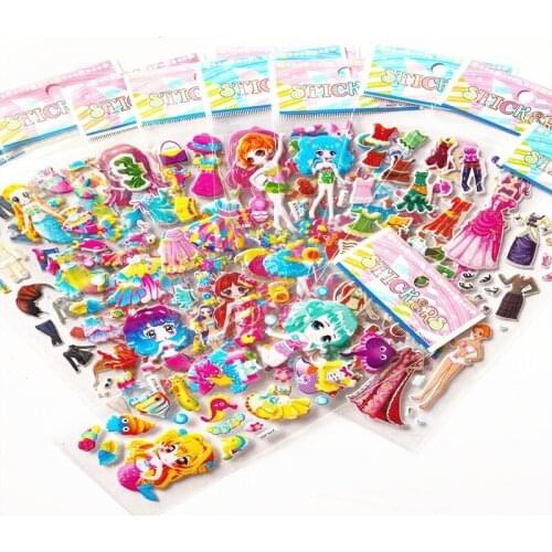 Dressing Series, Stickers, Cute Adorn, Stereoscopic Cartoon Foam Stickers, Boys and Girls, Gifts, Gifts, Gifts