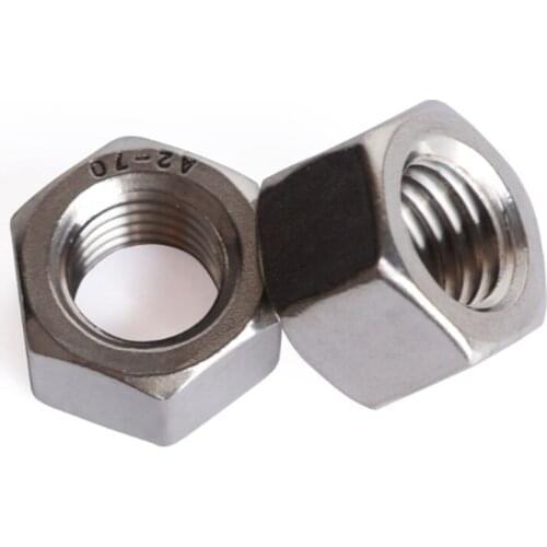 304 stainless steel hexagon nut M5 hex bolt GB6175 hardware 10pcs