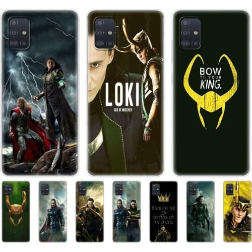 Silicon Case For samsung galaxy A31 A41 A51 A71 A01 A81 A91 A11 A30S A20S A21S A50S M11 M21 M31 M30S M40S Case Loki Thor