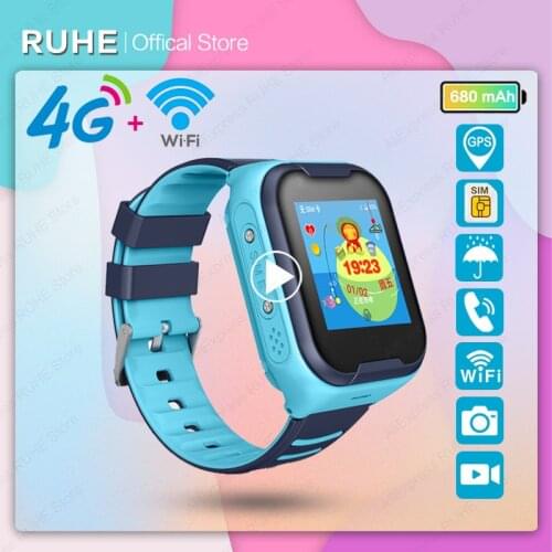 Smart watch kids GPS 4g WIFI IP67 Waterproof Child Students Smartwatch Video Call Monitor Tracker Location Phone Watch A36E
