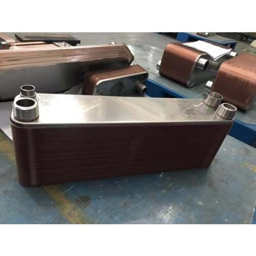 Water evaporator cooling and chiller heat exchanger oil condenser