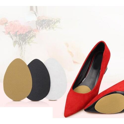 1pair Rubber Self-Adhesive Stickers Anti-Slip Sole Shoes Protector Pads for High Heel 9.5*6.4cm Wholesale