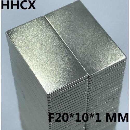 10pcs/lot Magnet 20x10x1 N35 Strong mm Square NdFeB Rare Earth Magnet 20*10*1 Neodymium Magnets