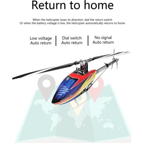 3D RC Smart Helicopter ALIGN 470 T-REX 470LP M T 2.4GHz 6CH RC Helicopter RTF Fits 450 450L upgrade 470L 380mm main rotor