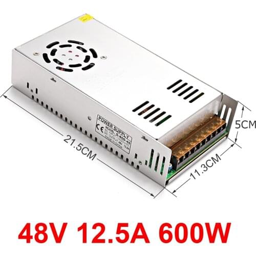 48V 12.5A 600W power supply AC/DC switching power supply