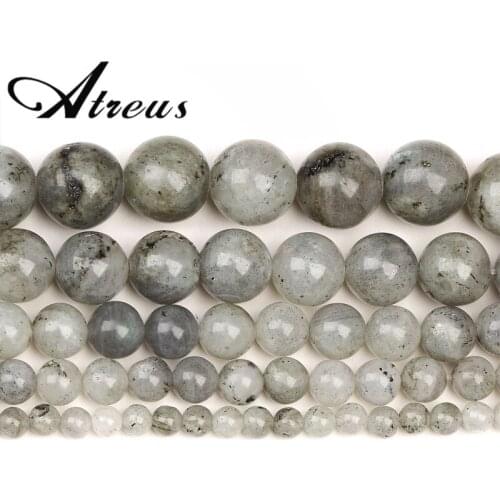 White Flash Stone New Natural Stone Beads Shiny Round Beads For Jewelry Making 4/6/8/10/12mm Jadeite DIY Bracelets Necklace