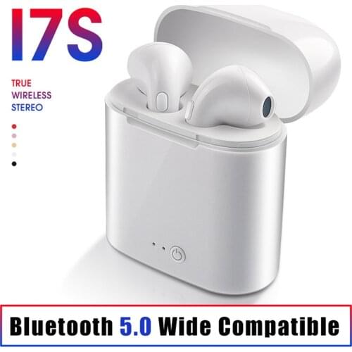 I7s TWS Wireless Headphones Bluetooth 5.0 Sport Earphone Music Earbuds Headset With Mic Charging box Work on all Smartphones