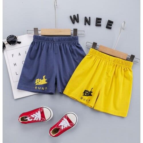 Baby shorts for summer cute cartoon cat print cotton shorts casual sports shorts for boys pants for baby infant pant kids shorts