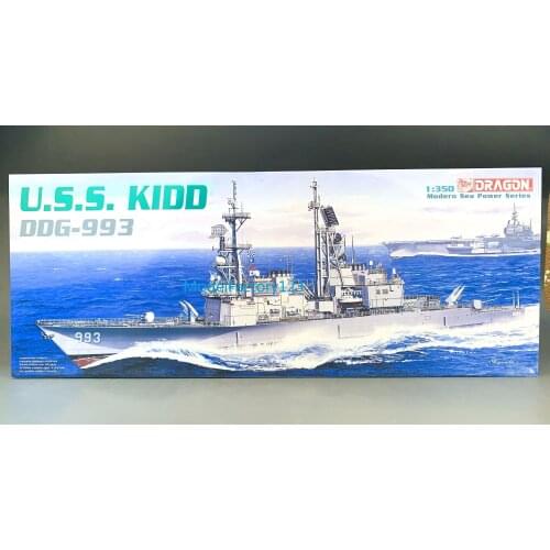Dragon 1014 1/350 USS KIDD(DDG-993) Model Kit