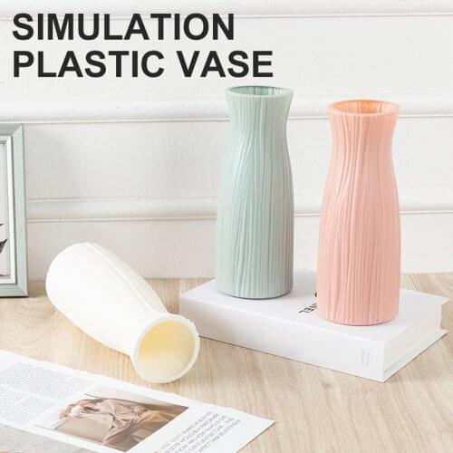 Bonsai Planter Succulent Plant Pot Six-sided Plastic Pot Succulent Flowerpot Set With Bamboo Support Desktop wedding decoration