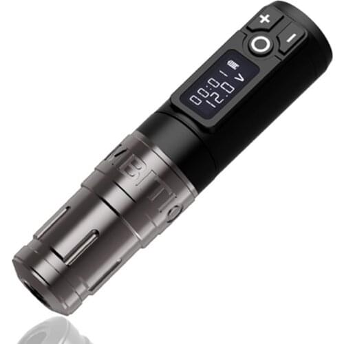 AMBITION Storm Wand Wireless Tattoo Pen Machine Brushless DC Motor Fast Charging 1950 mAh Lithium Battery for Body Art