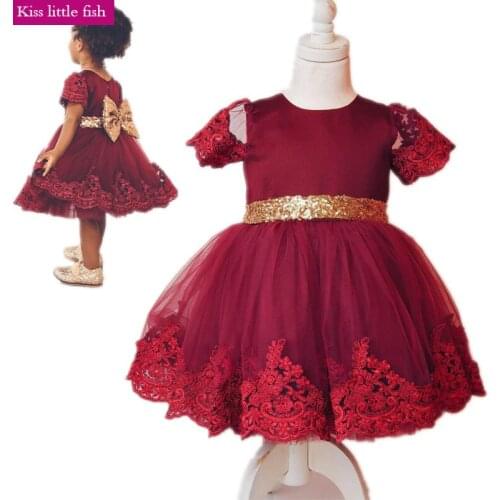 Free Shipping High Quality Lace Flower Girl Dresses Pageant Dresses for Girls Little Girl Gowns