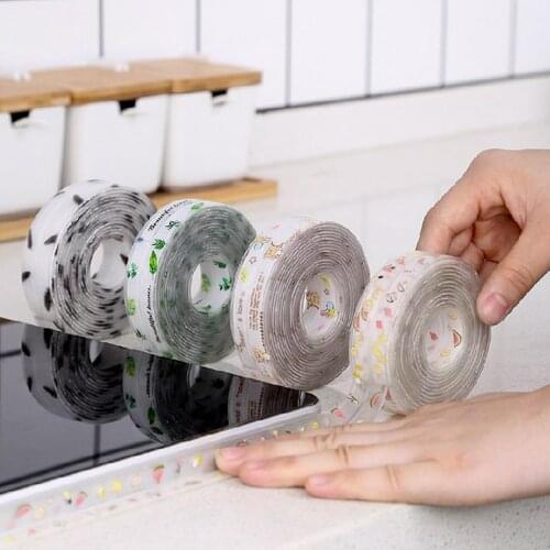 Multi-color Bathroom Shower Sink Bath Sealing Strip Tape Color PVC Self Adhesive Waterproof Wall Sticker Kitchen 2.1cm x 310cm