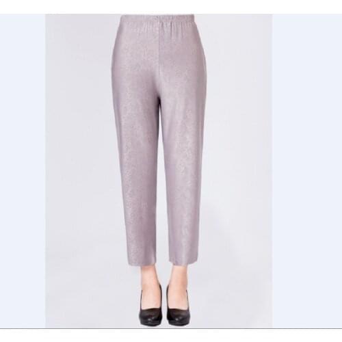 Summer wild pattern pants casual clothing plus size slim women loose pants female joggers Korean version Harem pants with middle