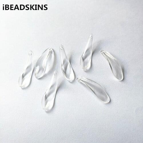 New arrival! 35x11mm 900pcs Clear acrylic Leaves shape Beads for Necklace,Earrings parts,hand Made Jewelry DIY